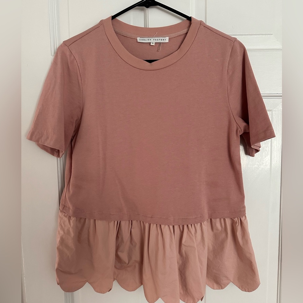 English factory peplum blouse
